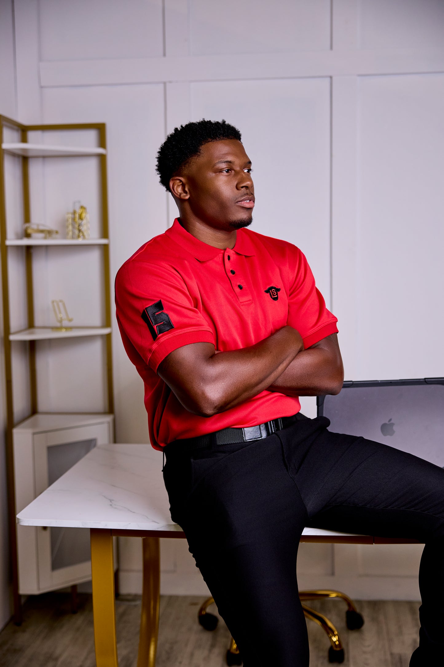Mens LS 15 Solid Polo