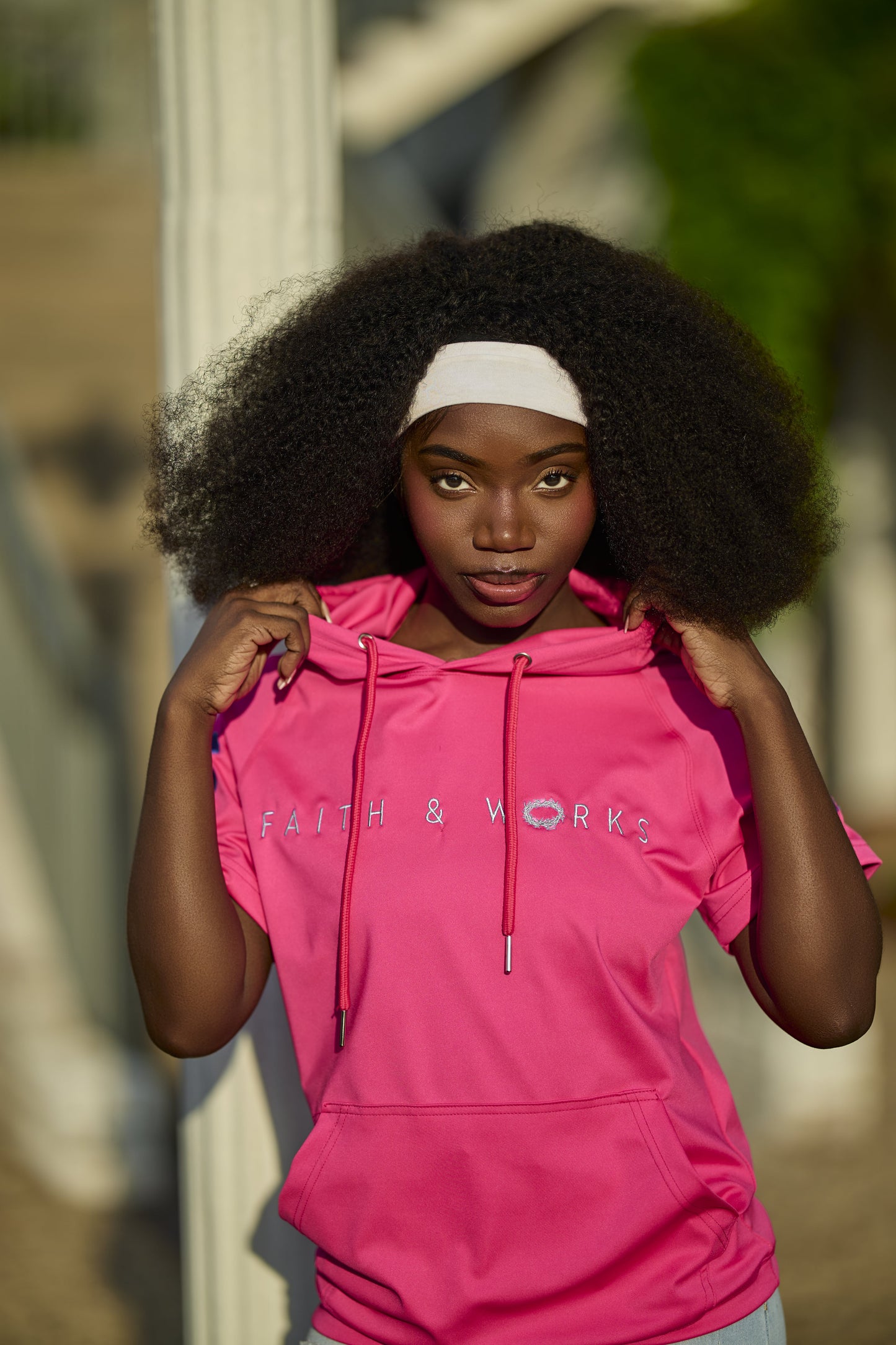 Womens Faith and Works SS Hoodie