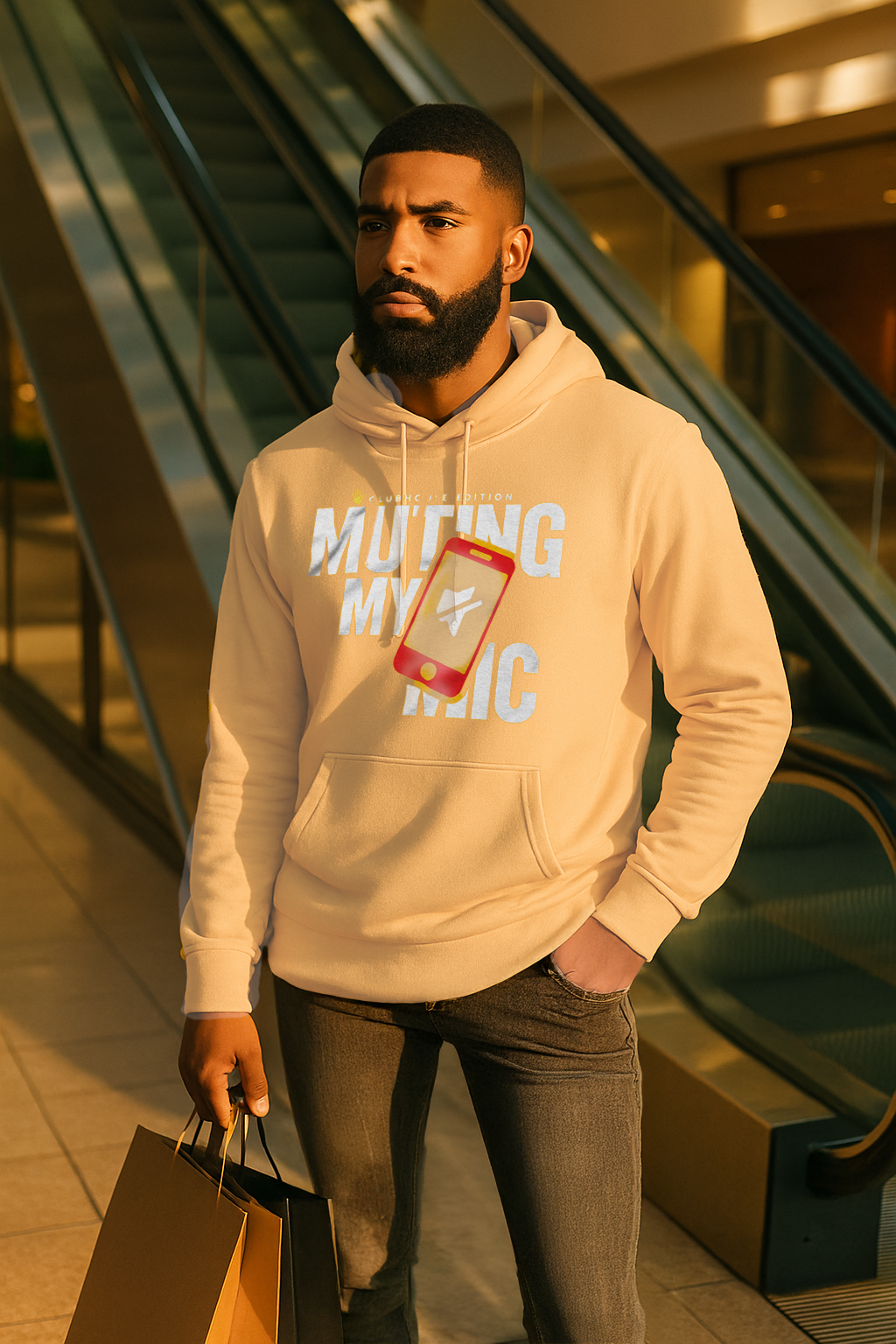 Unisex Muting My Mic Hoodie