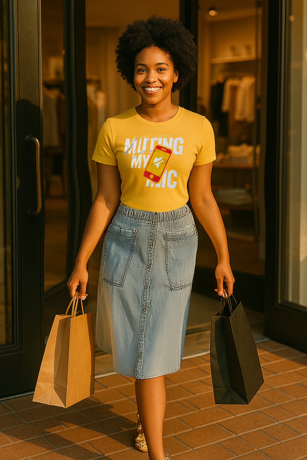 Womens Muting My Mic