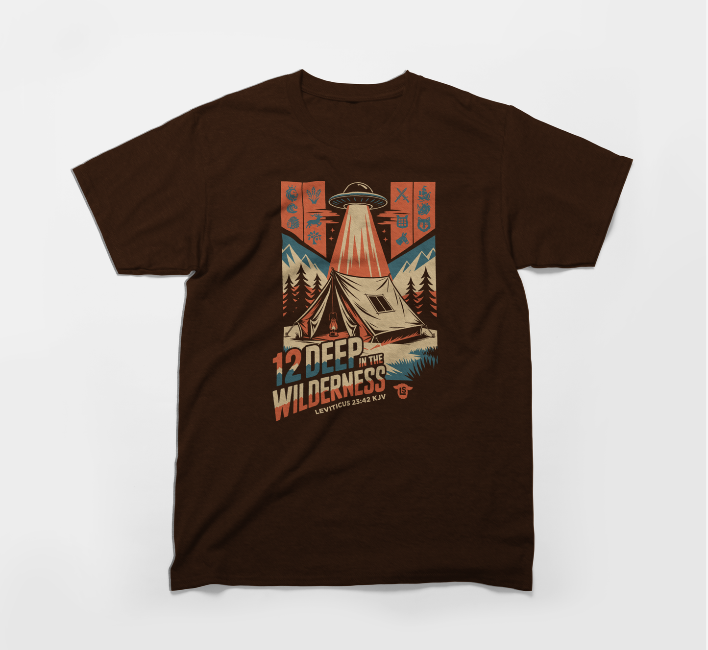 Mens 12 Deep In The Wilderness Tabernacles T-Shirt