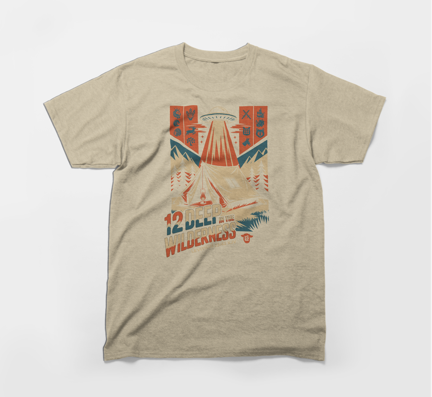 Mens 12 Deep In The Wilderness Tabernacles T-Shirt