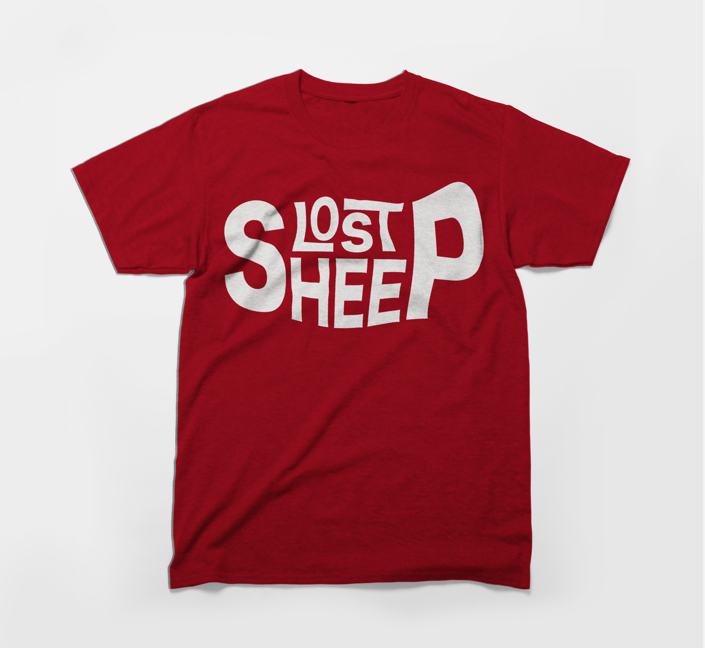 Mens Signature Lost Sheep Letters  Icon T Shirt