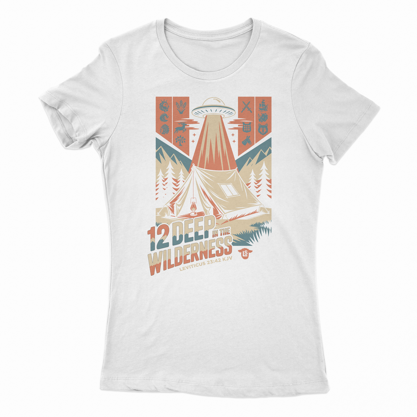 Womens 12 Deep In The Wilderness Tabernacles T-Shirt