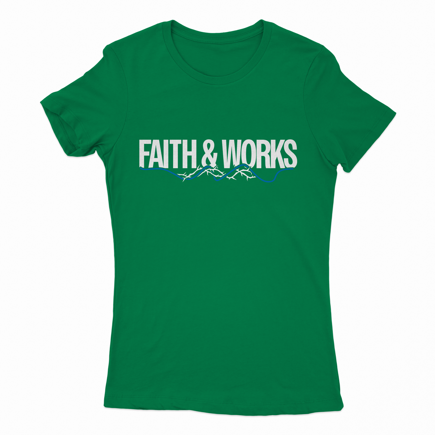 Womens Faith and Works T Shirt