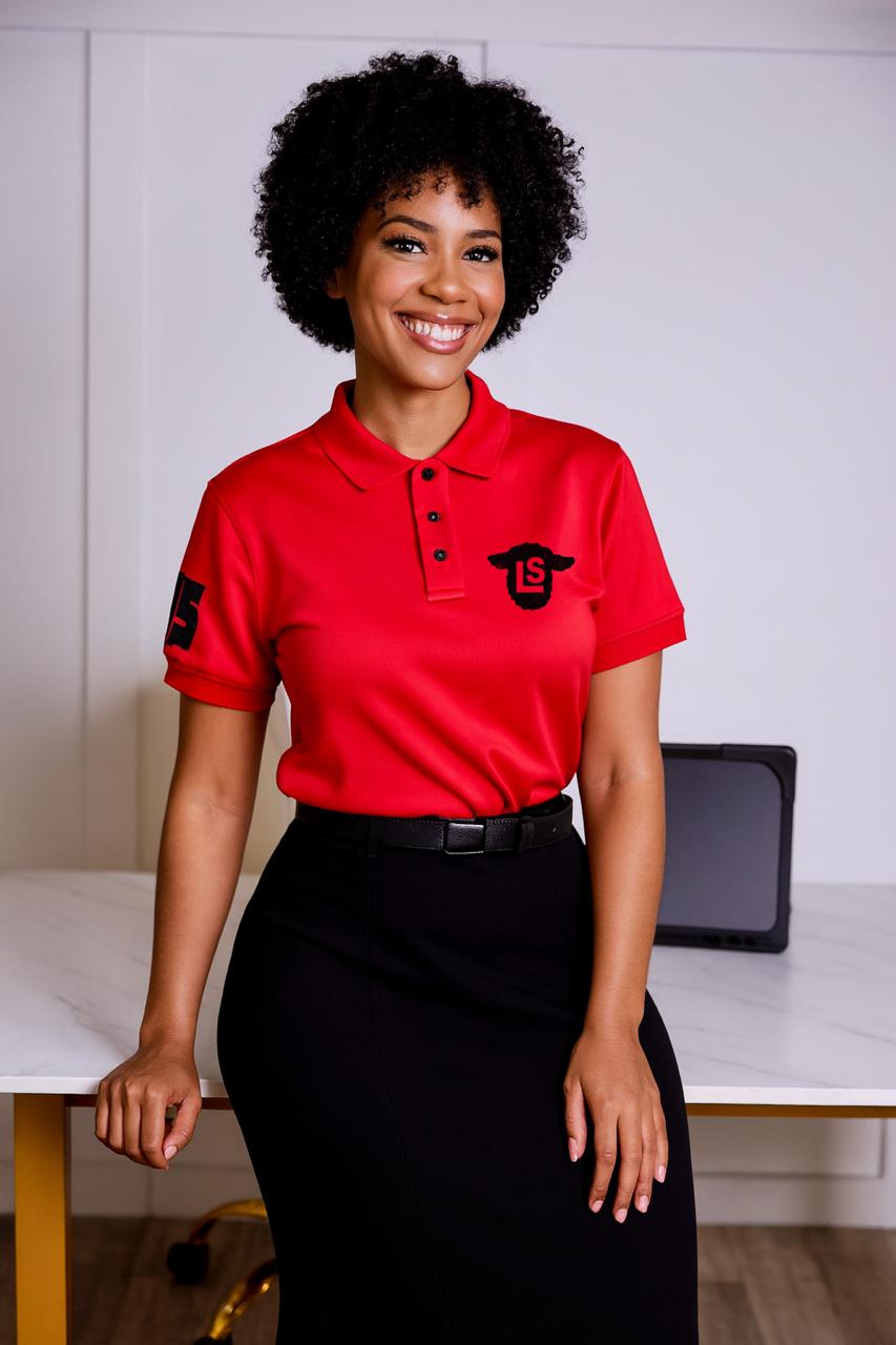 Womens LS 15 Solid Polo