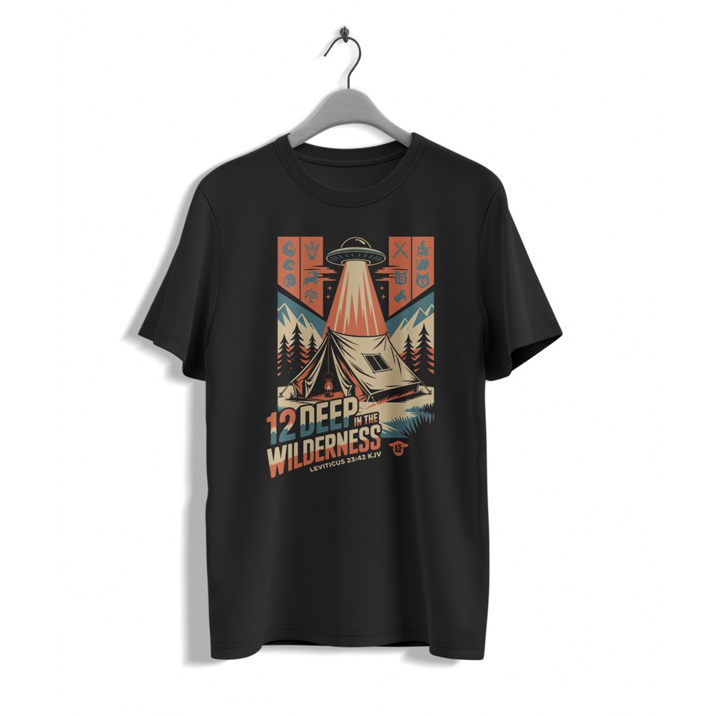 Mens 12 Deep In The Wilderness Tabernacles T-Shirt