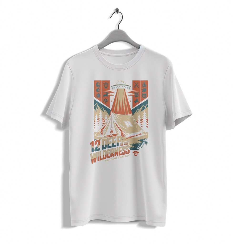 Mens 12 Deep In The Wilderness Tabernacles T-Shirt