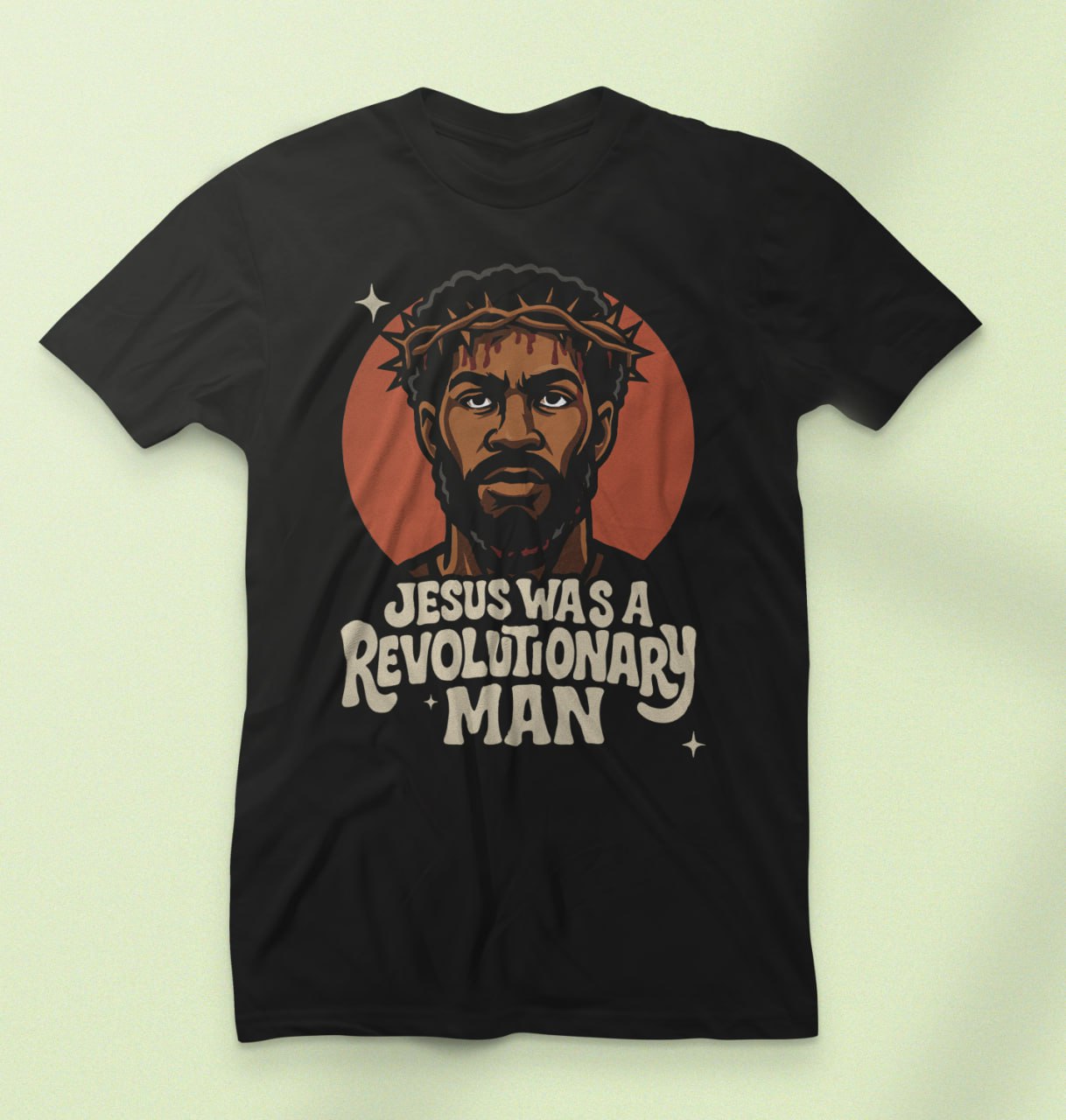 Mens Jesus Revolutionary Man T-Shirt