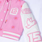 The LS Womens Varsity Crop Lettermen's Jacket