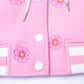 The LS Womens Varsity Crop Lettermen's Jacket
