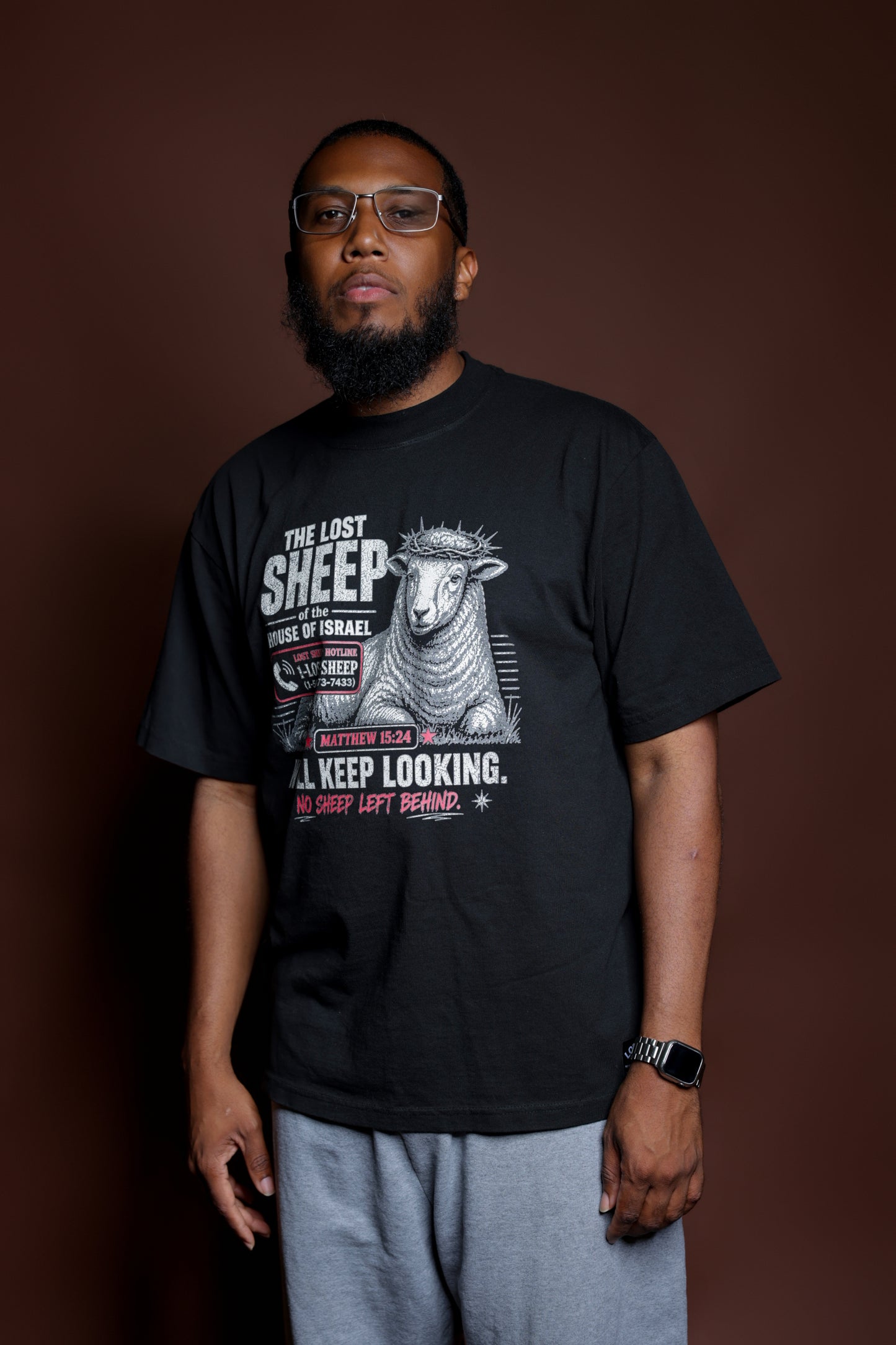 Mens Find The Lost Sheep T-Shirt