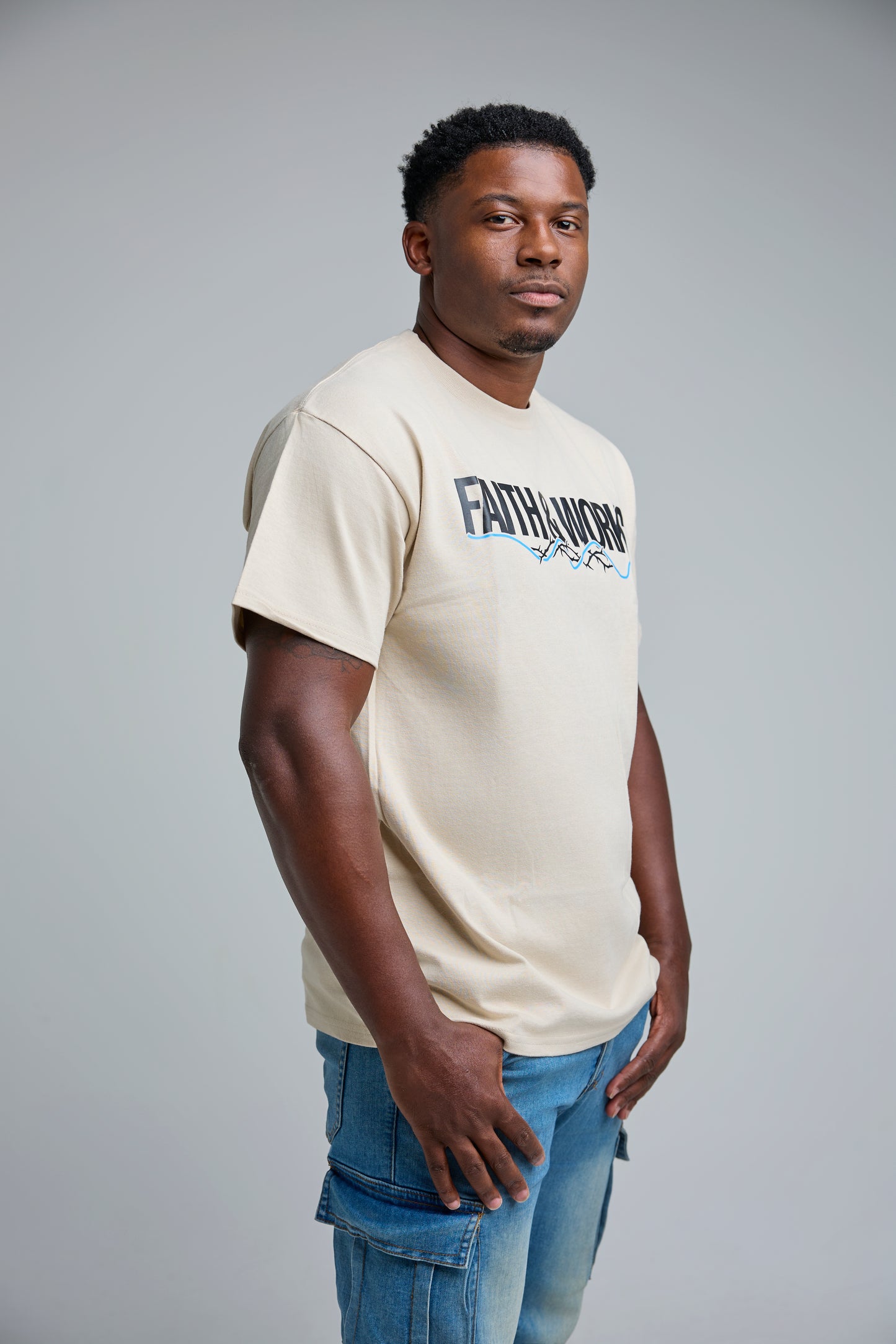 Mens Faith and Works T Shirt