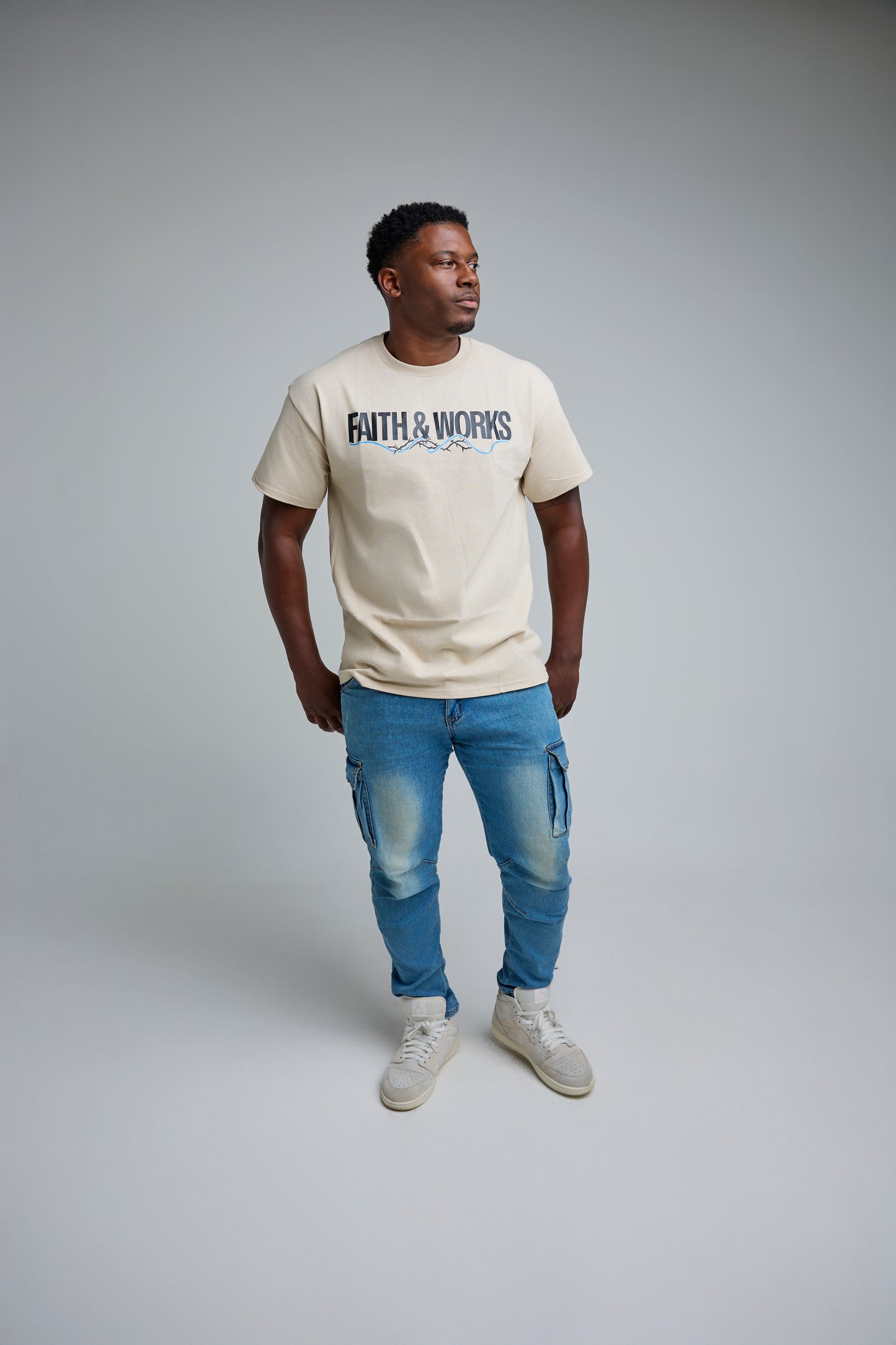 Mens Faith and Works T Shirt