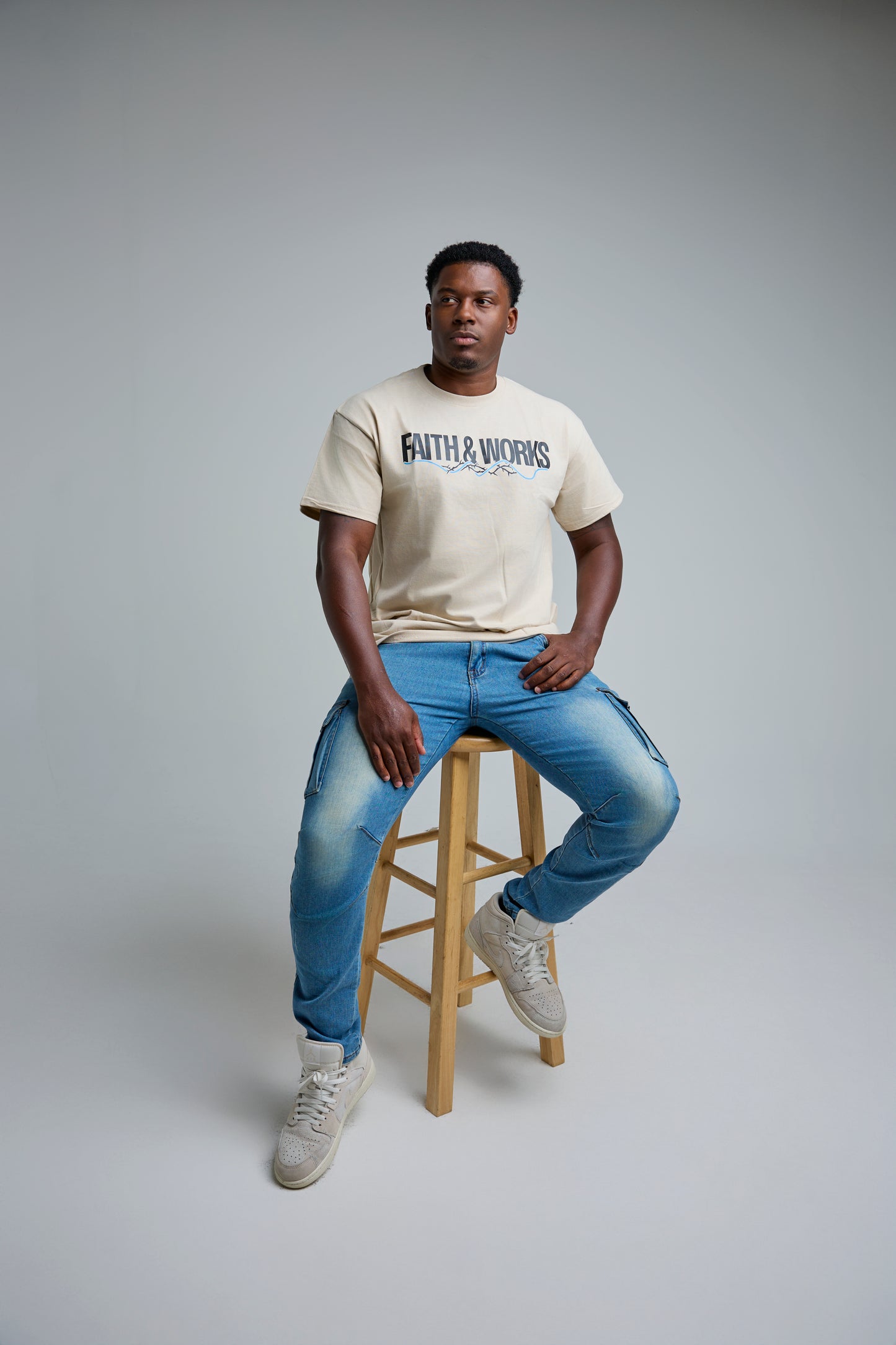 Mens Faith and Works T Shirt