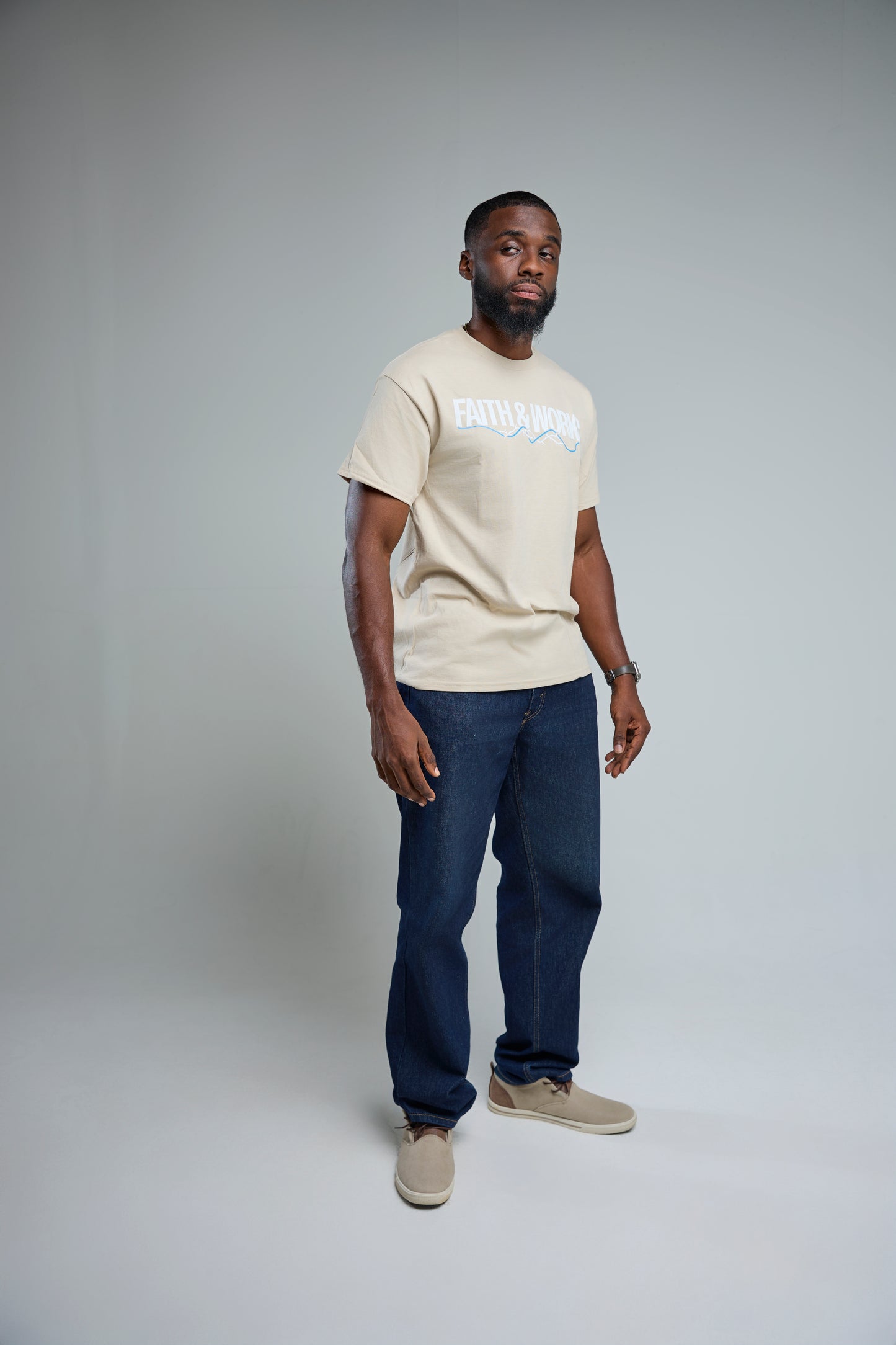 Mens Faith and Works T Shirt