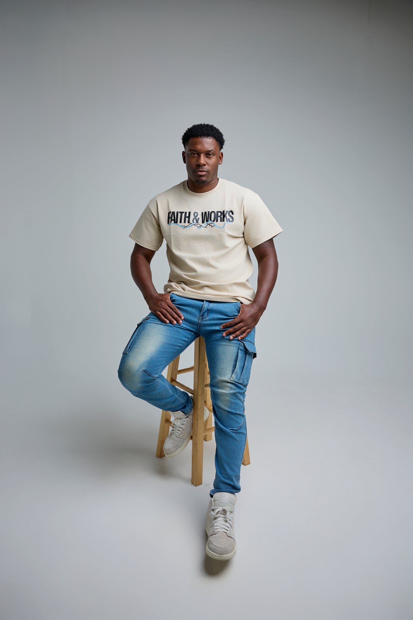 Mens Faith and Works T Shirt