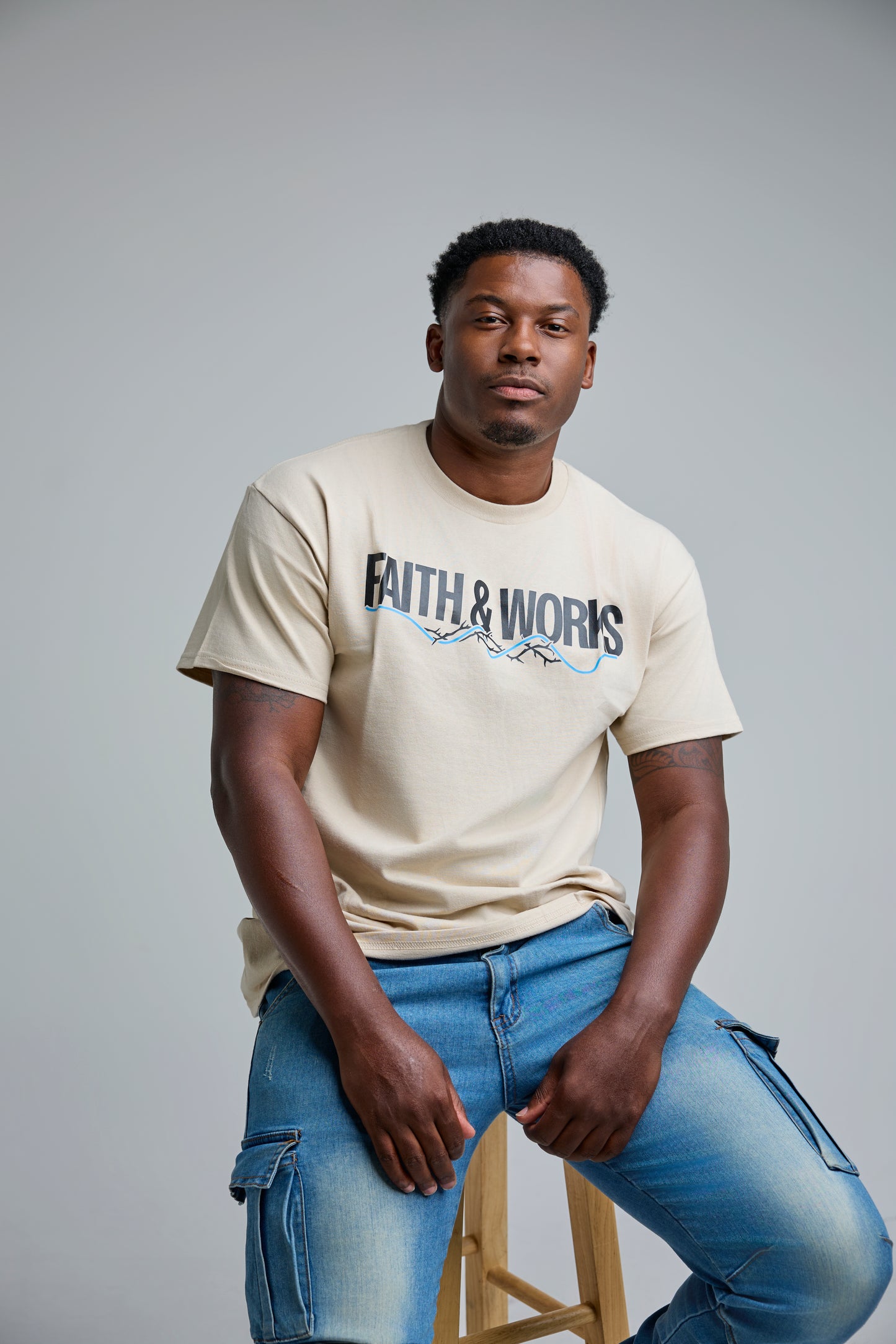 Mens Faith and Works T Shirt