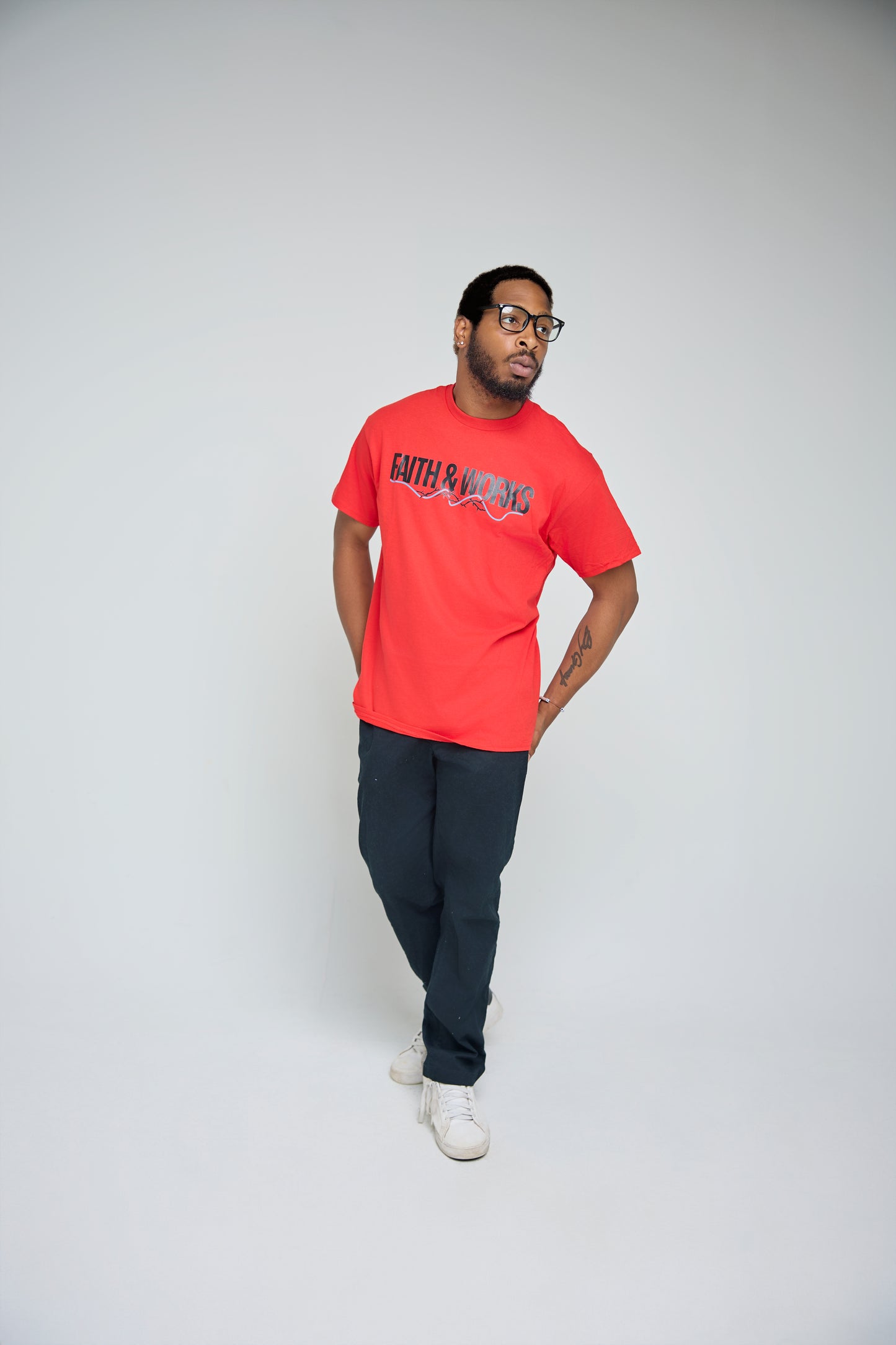 Mens Faith and Works T Shirt