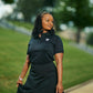 Womens LS 15 Solid Polo