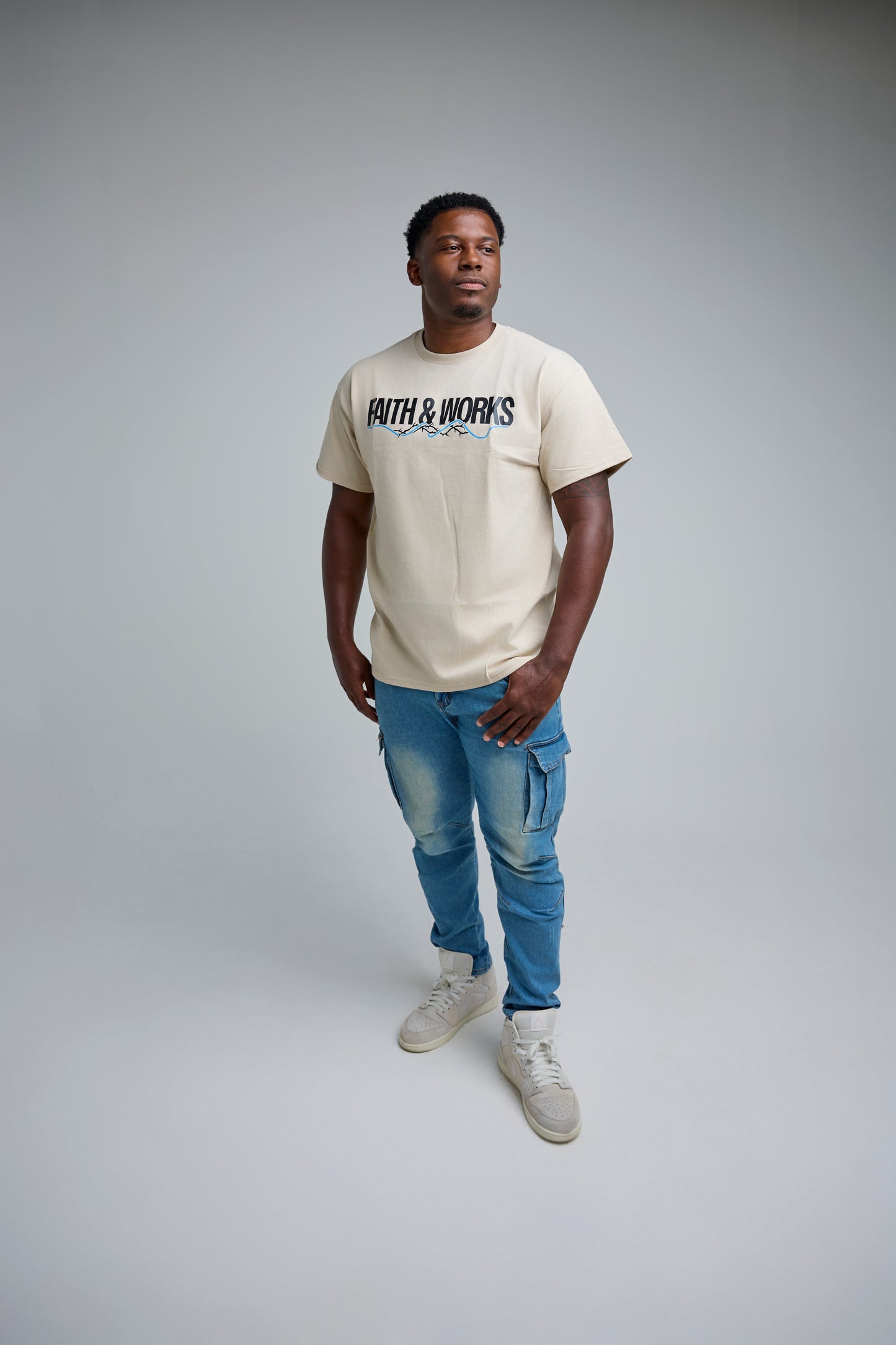 Mens Faith and Works T Shirt