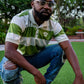 LS Mens Striped Polo