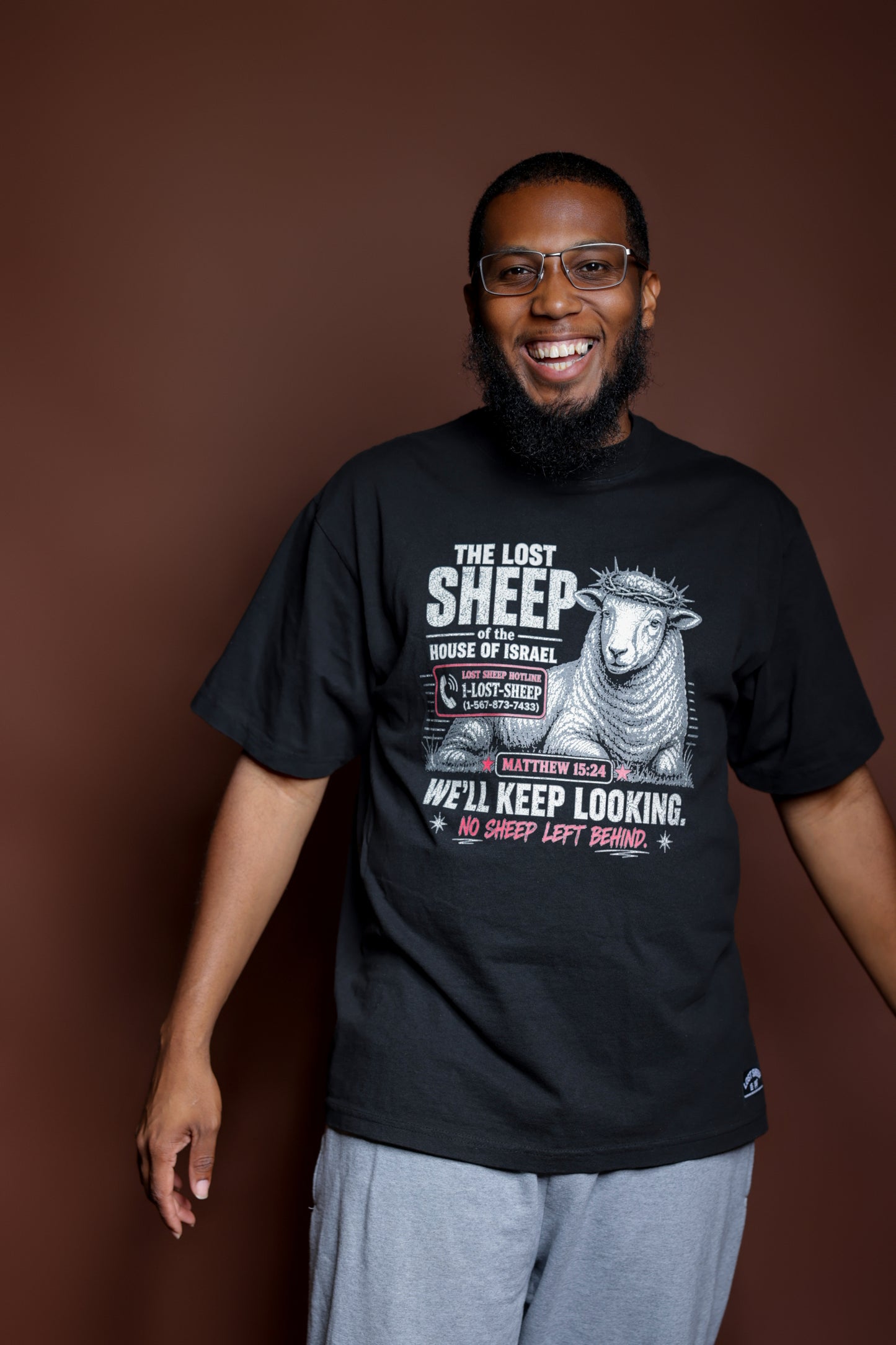 Mens Find The Lost Sheep T-Shirt