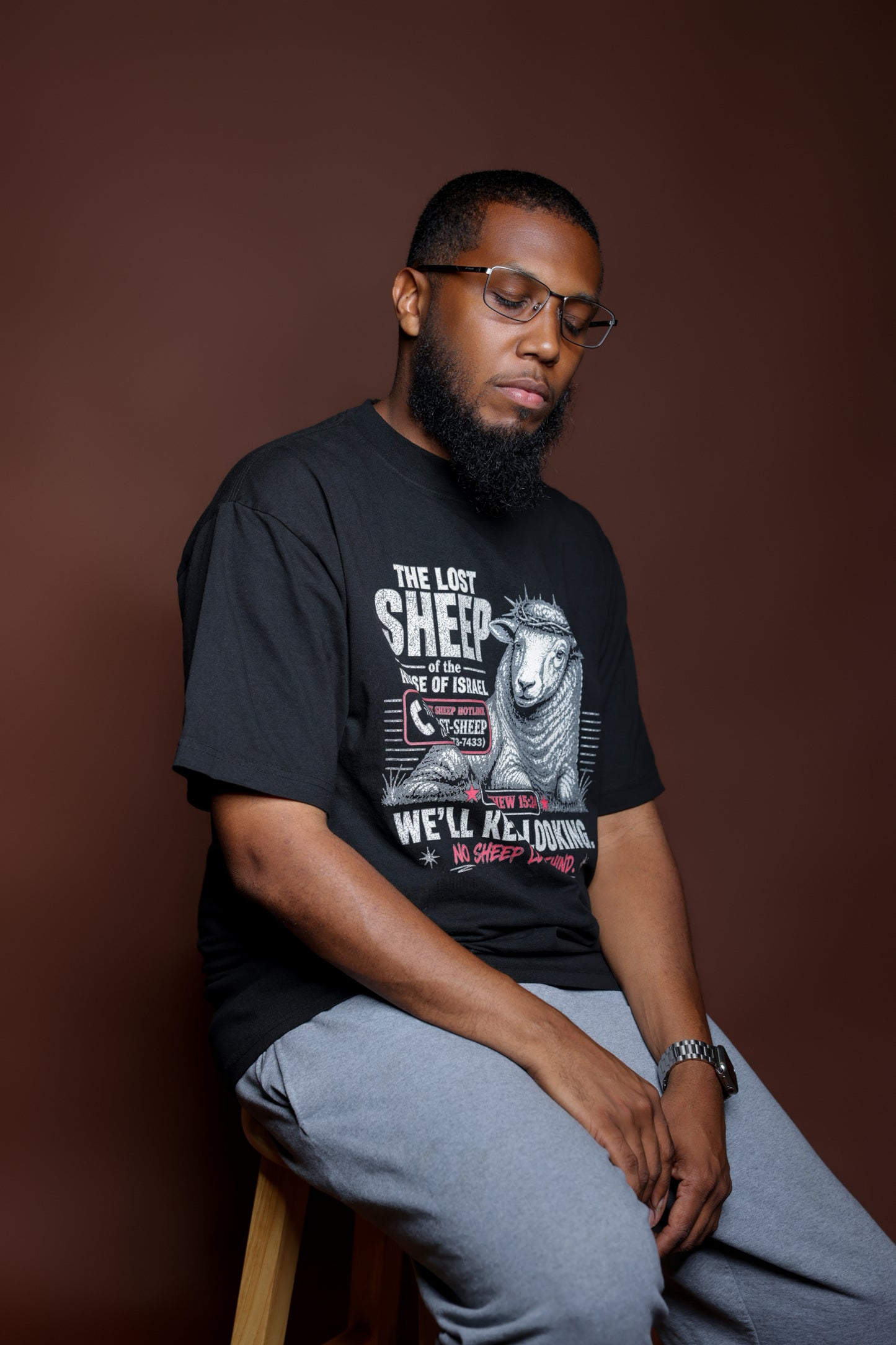 Mens Find The Lost Sheep T-Shirt