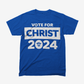 Mens Vote For Christ T Shirt