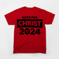 Mens Vote For Christ T Shirt