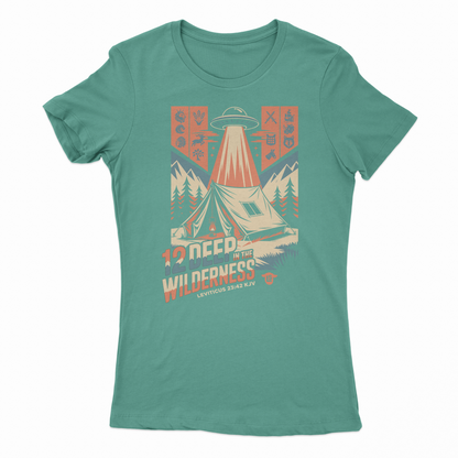 Womens 12 Deep In The Wilderness Tabernacles T-Shirt