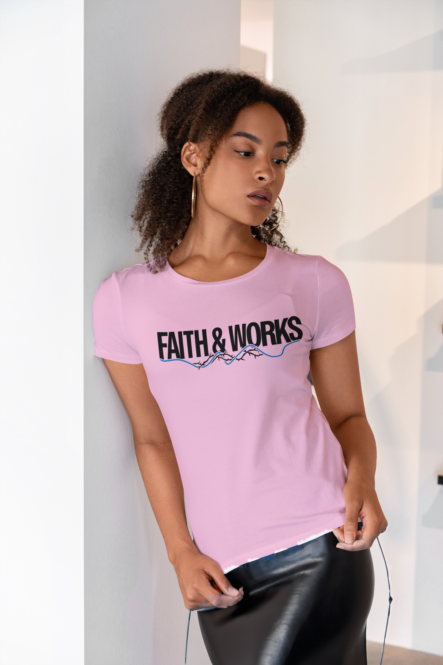 Womens Faith and Works T Shirt