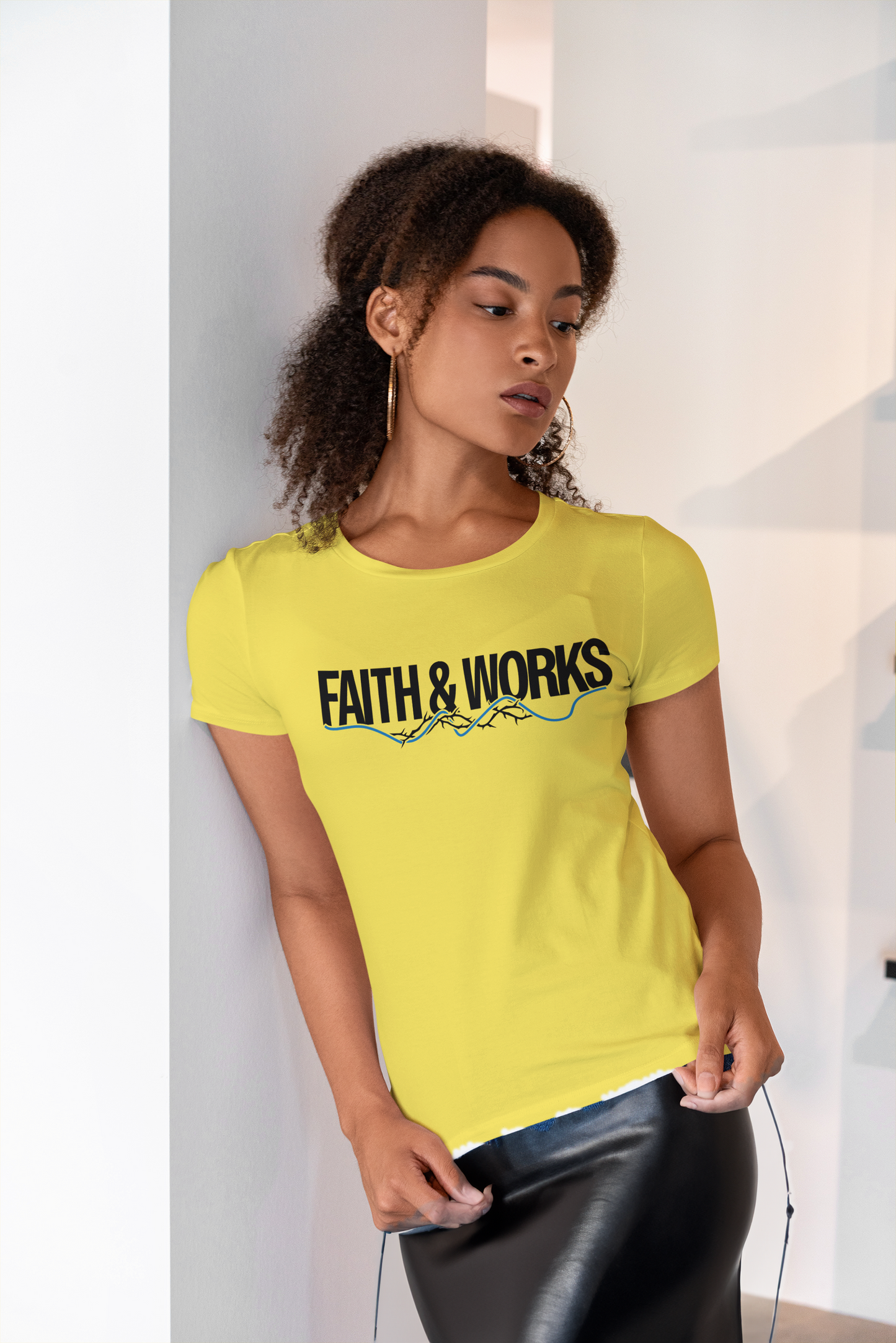 Womens Faith and Works T Shirt