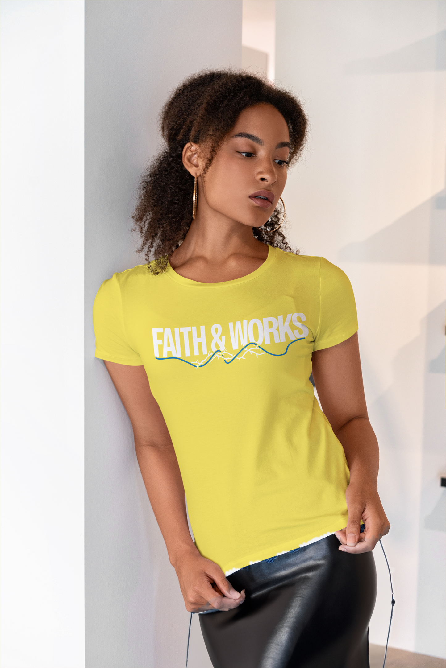 Womens Faith and Works T Shirt