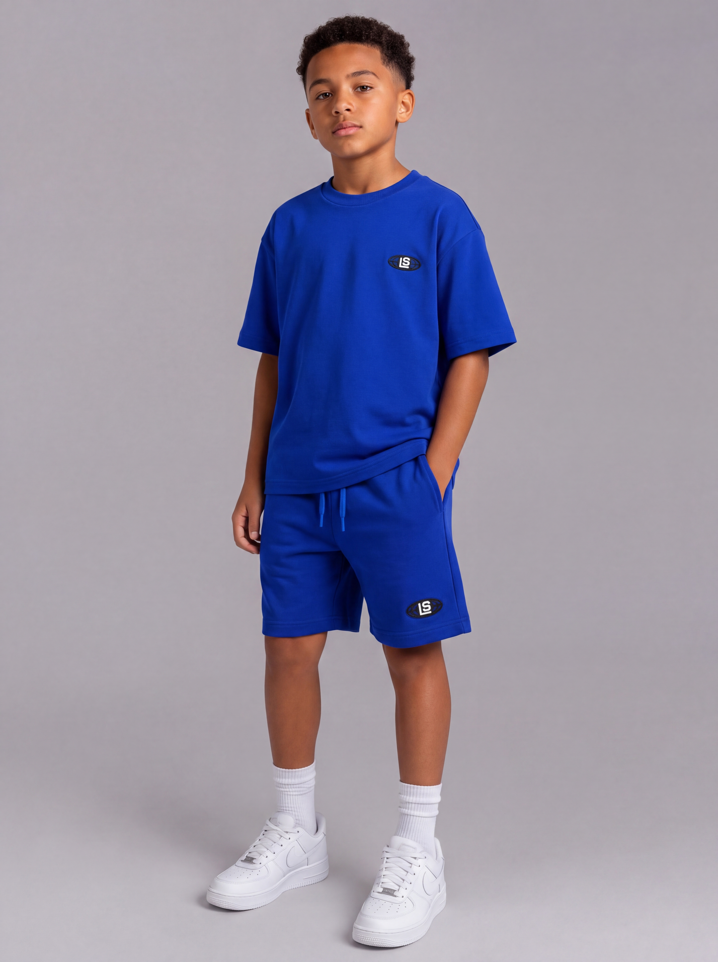 Kids LS Global 2 Piece Short Set
