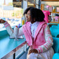 The LS Womens Varsity Crop Lettermen's Jacket