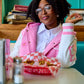 The LS Womens Varsity Crop Lettermen's Jacket