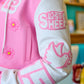 The LS Womens Varsity Crop Lettermen's Jacket