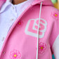 The LS Womens Varsity Crop Lettermen's Jacket
