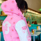 The LS Womens Varsity Crop Lettermen's Jacket