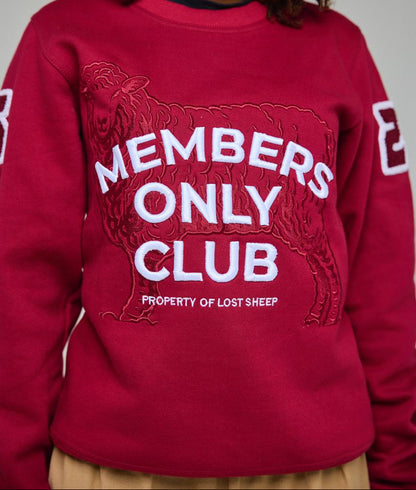 Mens Faithful Flock Members Only Crewneck