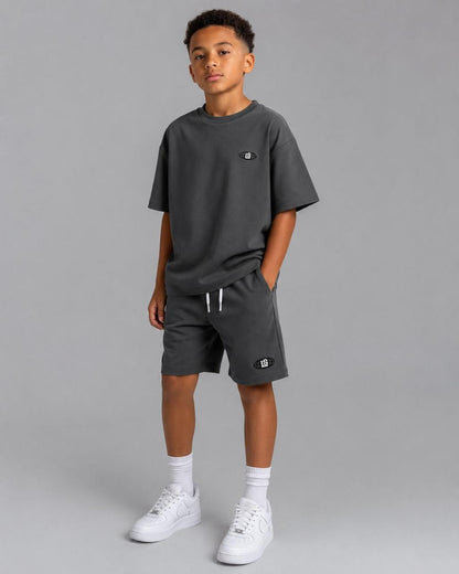 Kids LS Global 2 Piece Short Set