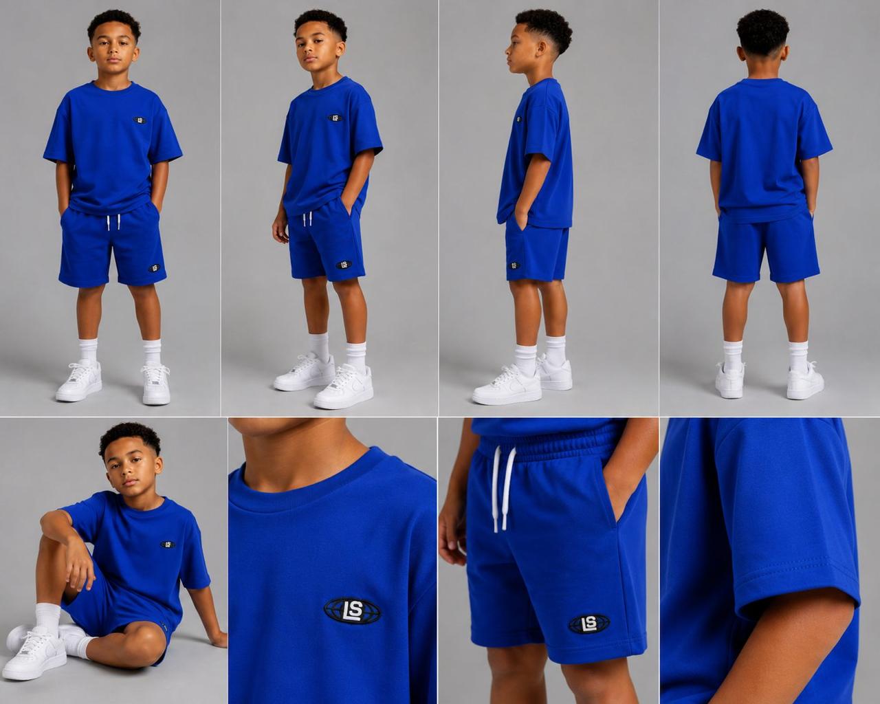 Kids LS Global 2 Piece Short Set