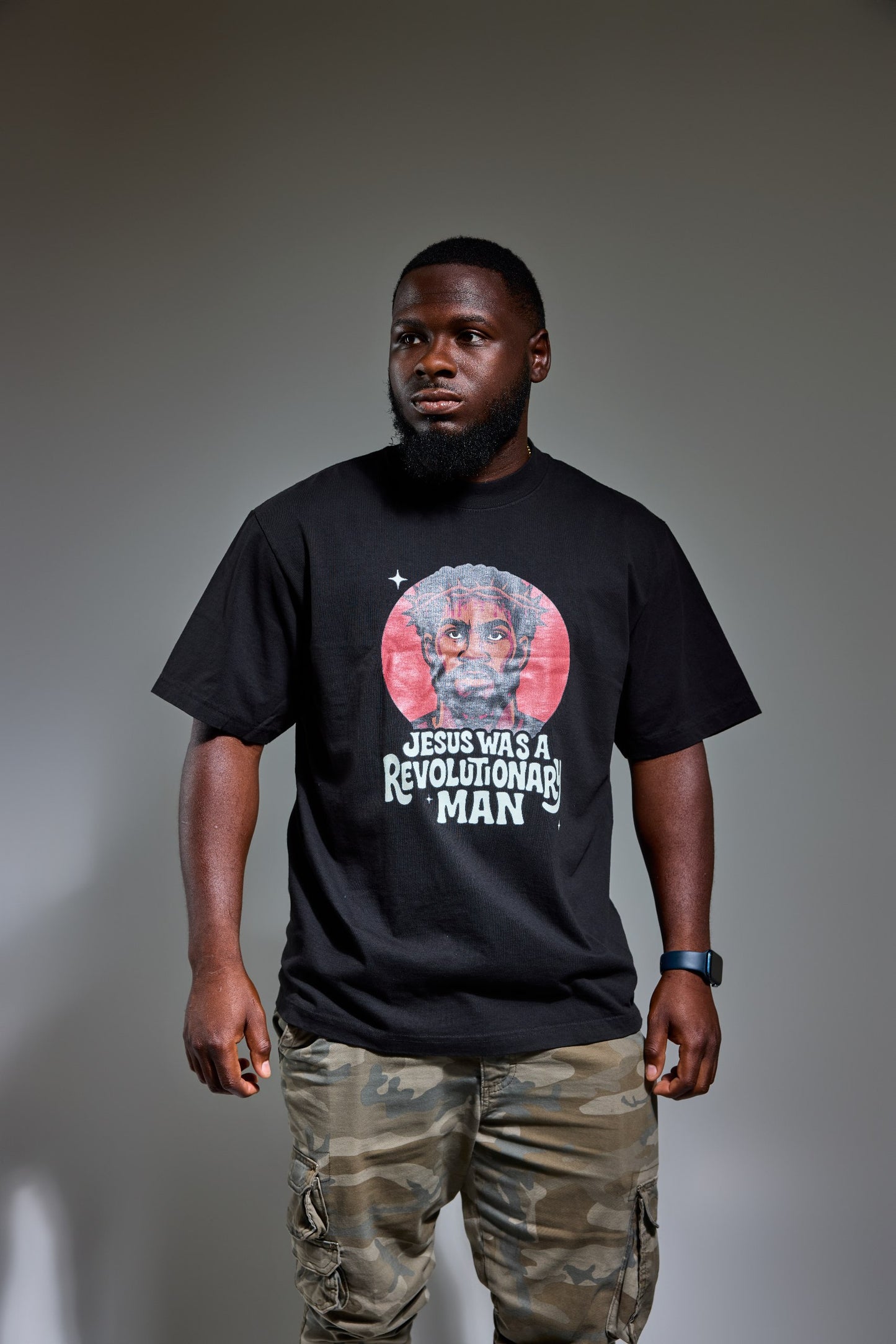 Mens Jesus Revolutionary Man T-Shirt