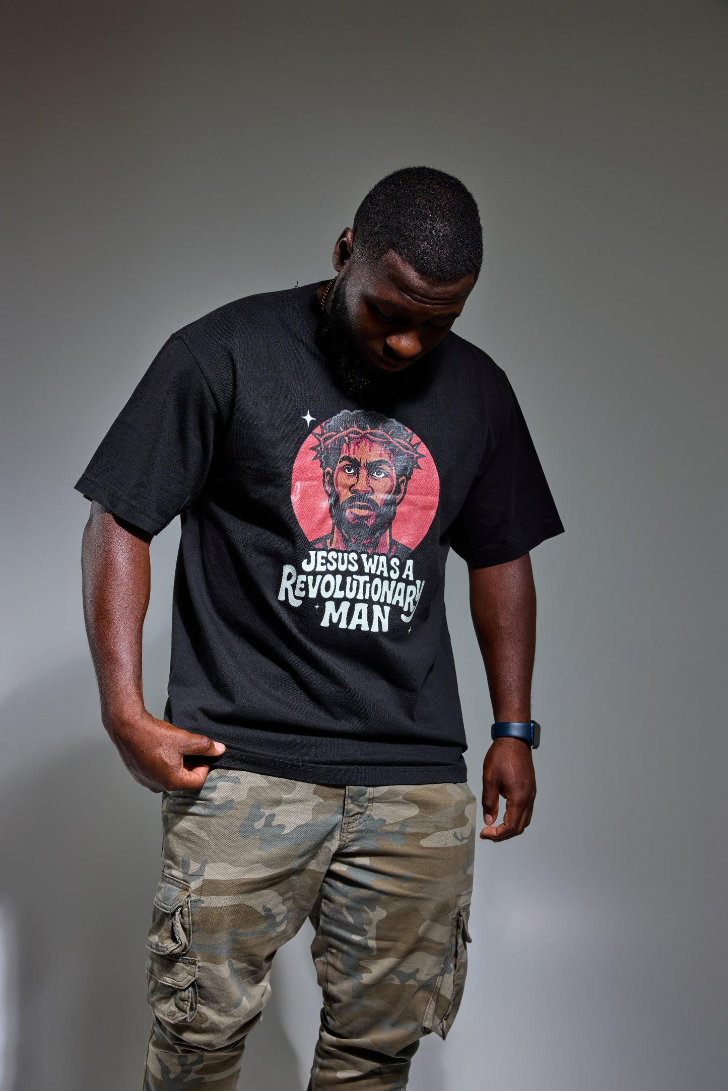 Mens Jesus Revolutionary Man T-Shirt