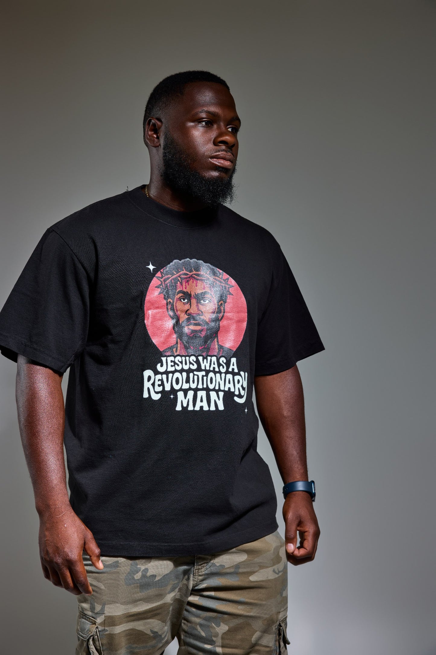 Mens Jesus Revolutionary Man T-Shirt