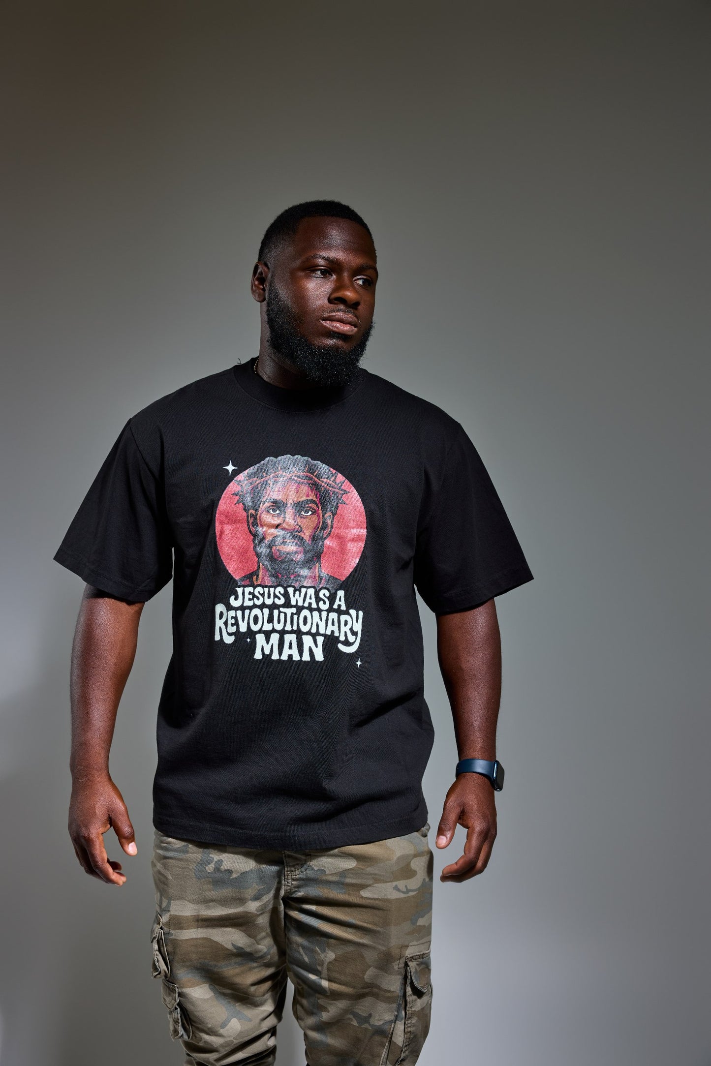Mens Jesus Revolutionary Man T-Shirt