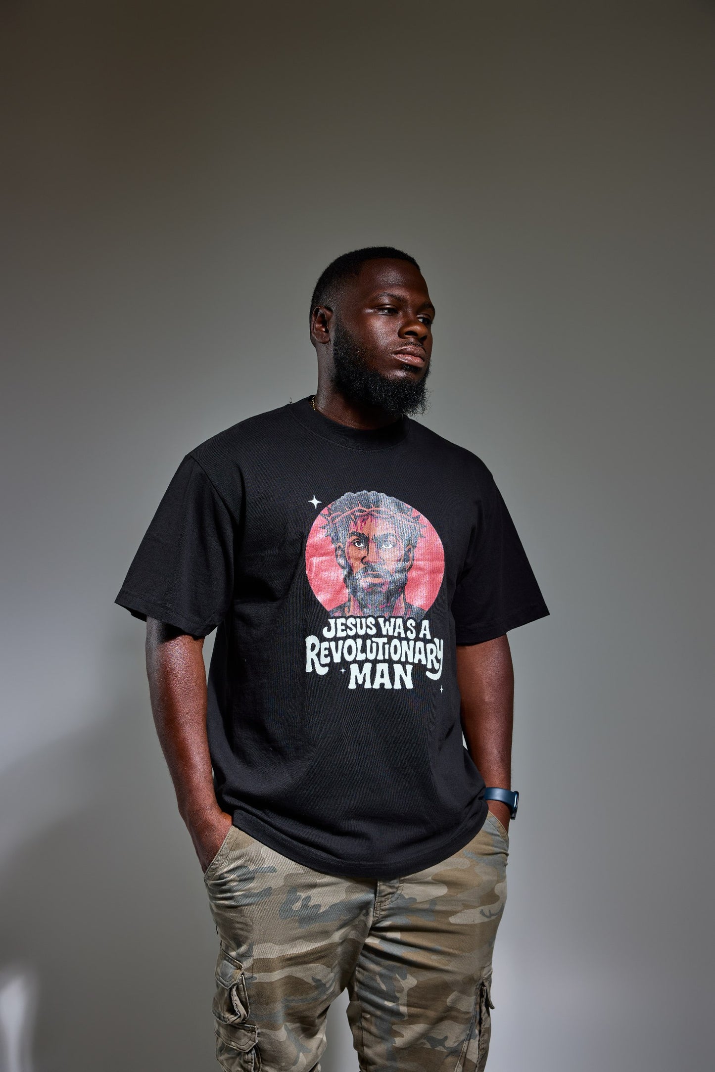 Mens Jesus Revolutionary Man T-Shirt