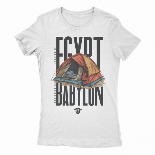 Womens Official Egypt to Babylon Tabernacles T-shirt