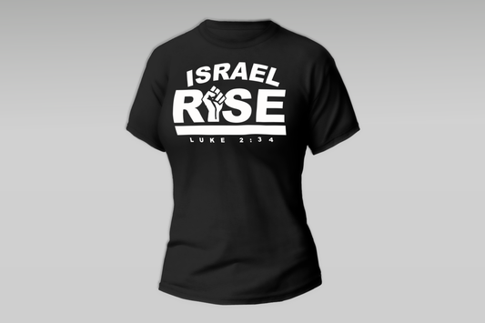 Womens Israel Rise Luke 2:34 T Shirt